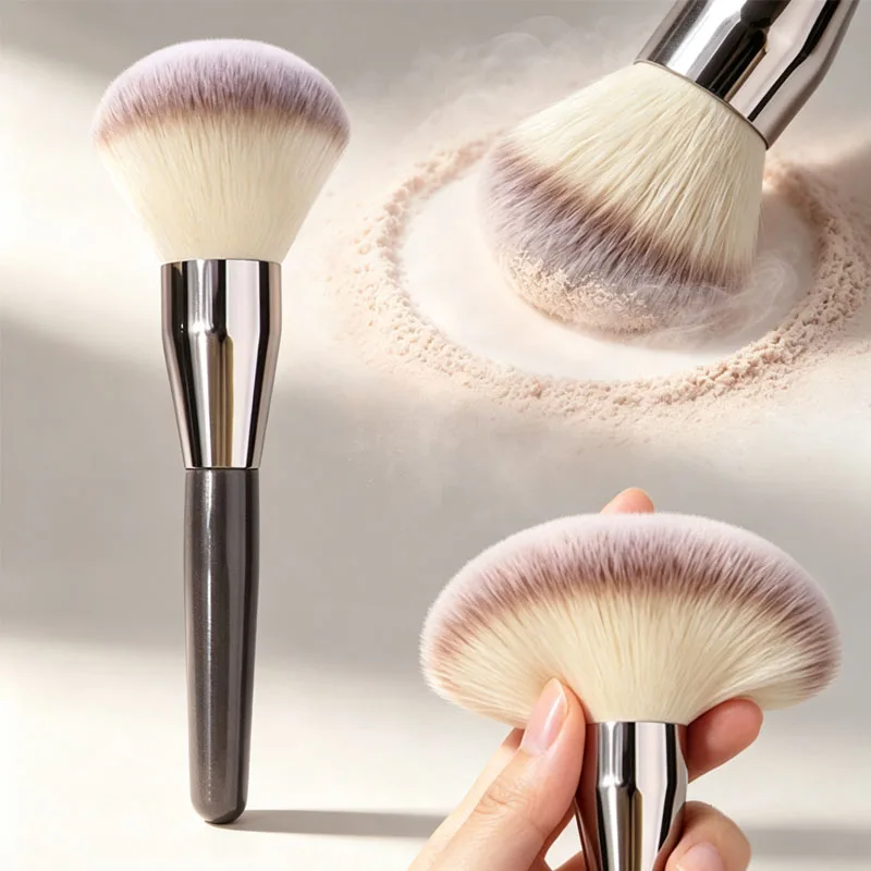 Neuer 1 Stück Großer Make-up-Pinsel, Ultra Großer Puderpinsel, Multifunktionaler Fixierpinsel für Gesichts-Make-up-Werkzeug HZS33