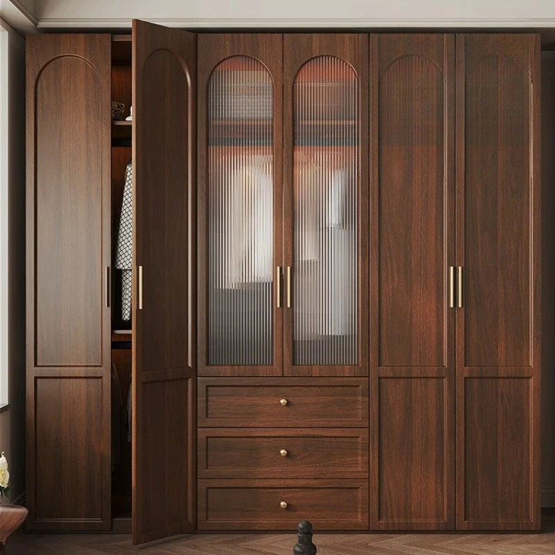 

Medieval wardrobe, household bedroom small apartment modern simple cabinet