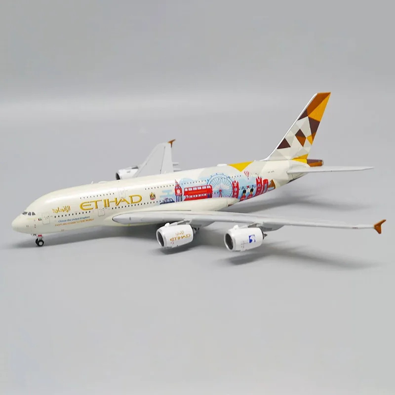 Diecast 1:400 Scale XX4277 Etihad A380 A6-APE UK Painting Aircraft Model Adult Fans Collectible Souvenir Gifts