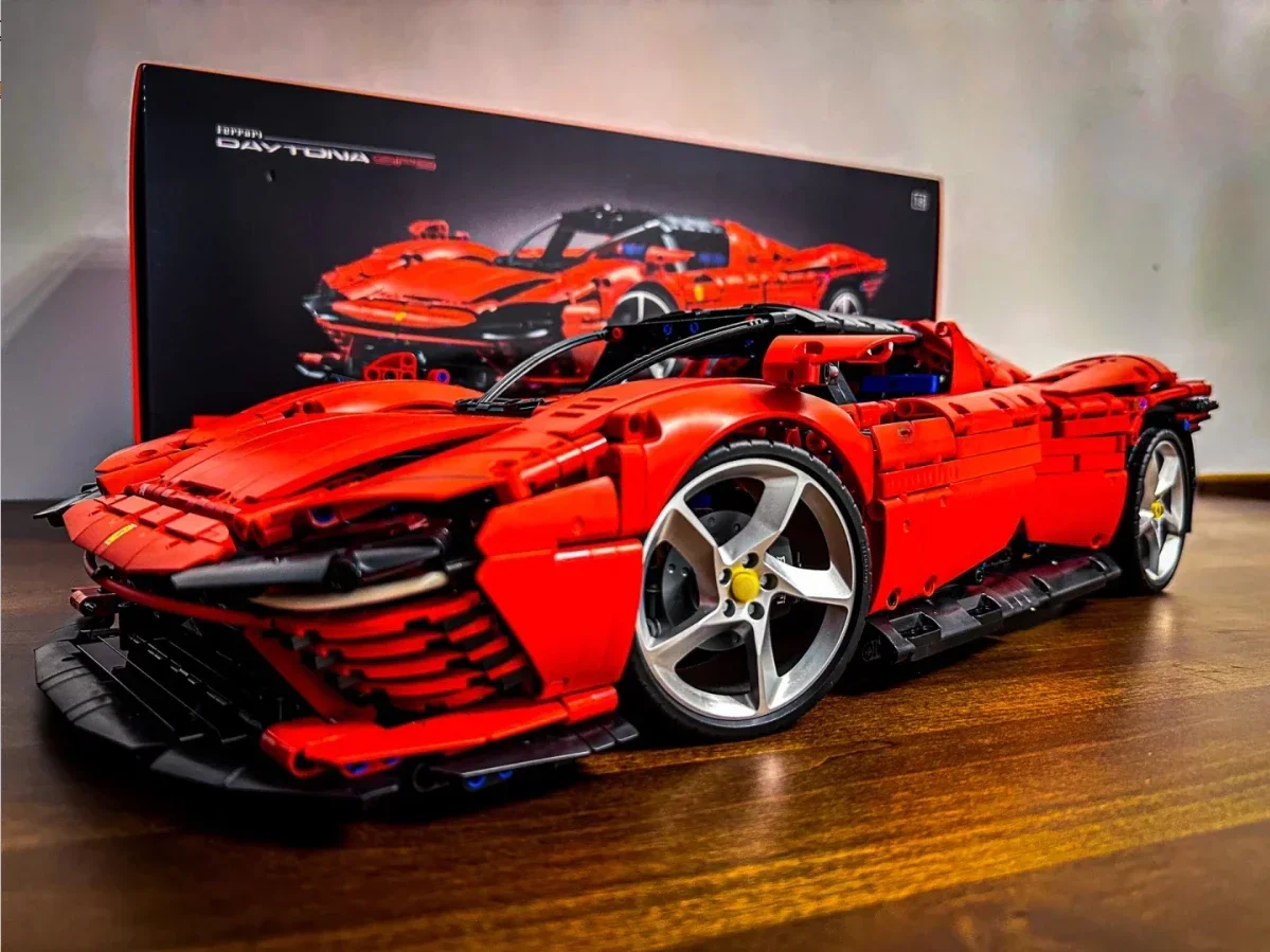 FIT 42143 Daytona SP3 Supercar Model Technical Building Block Bricks Toys for Kids Boys Girls Christmas Birthday Gifts