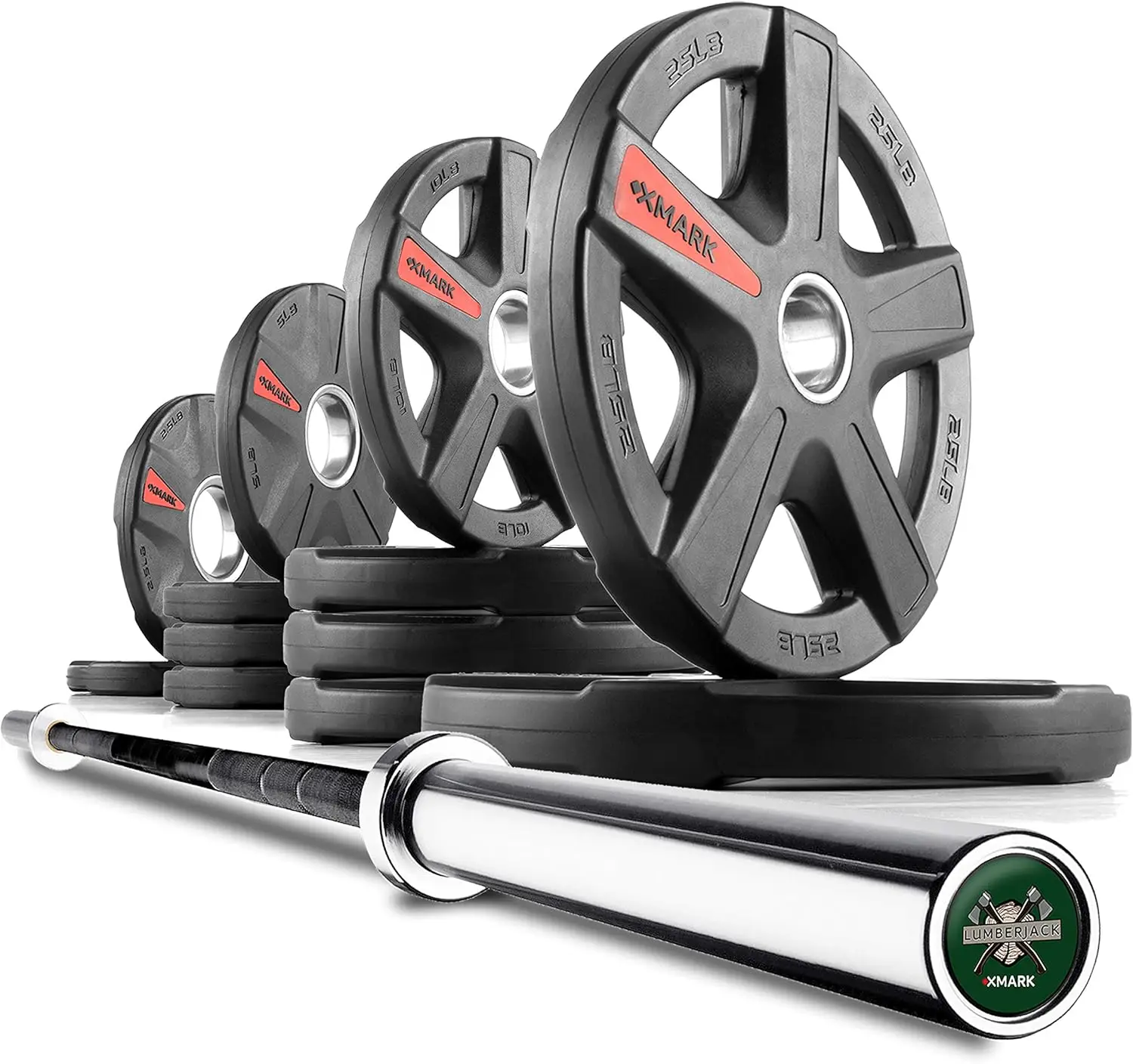 

Lumberja Weight Bar, Barbell With Weight Plates