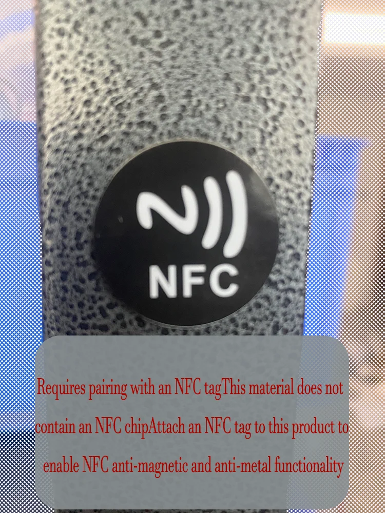 5/10 Stück Anti-Metall-Aufkleber Ferrit-Abschirmungspflaster Externes NFC-Modul für Smartphones NFC-Signalverstärker für Metalloberfläche – Detail 5