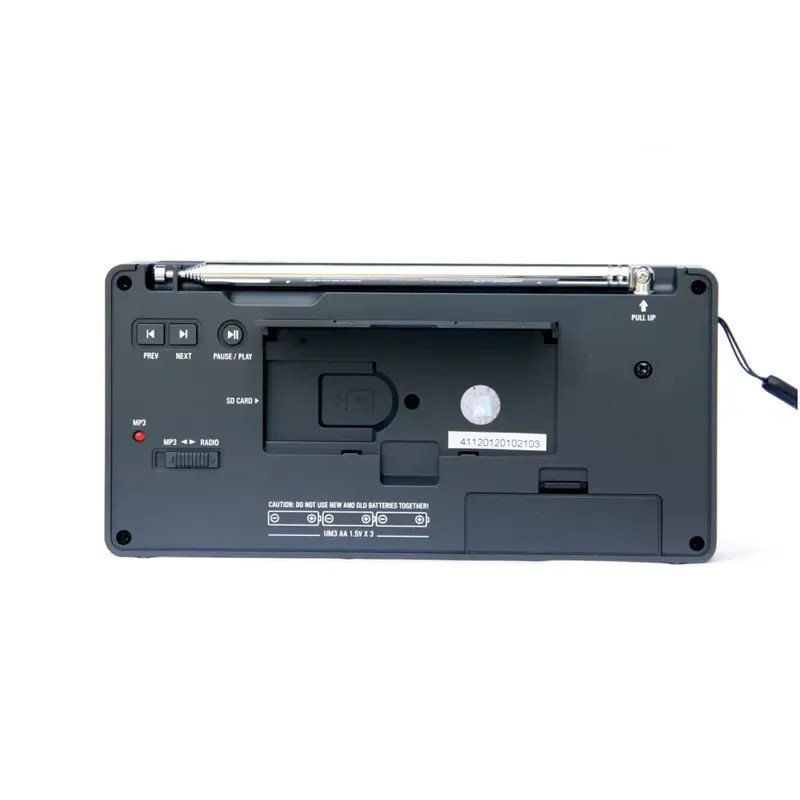 Tecsun PL398MP Portable Digital Radio FM AM SW DSP Receiver with ETM ATS Dual Speakers MP3 Player TF Card Slot Stereo Sound