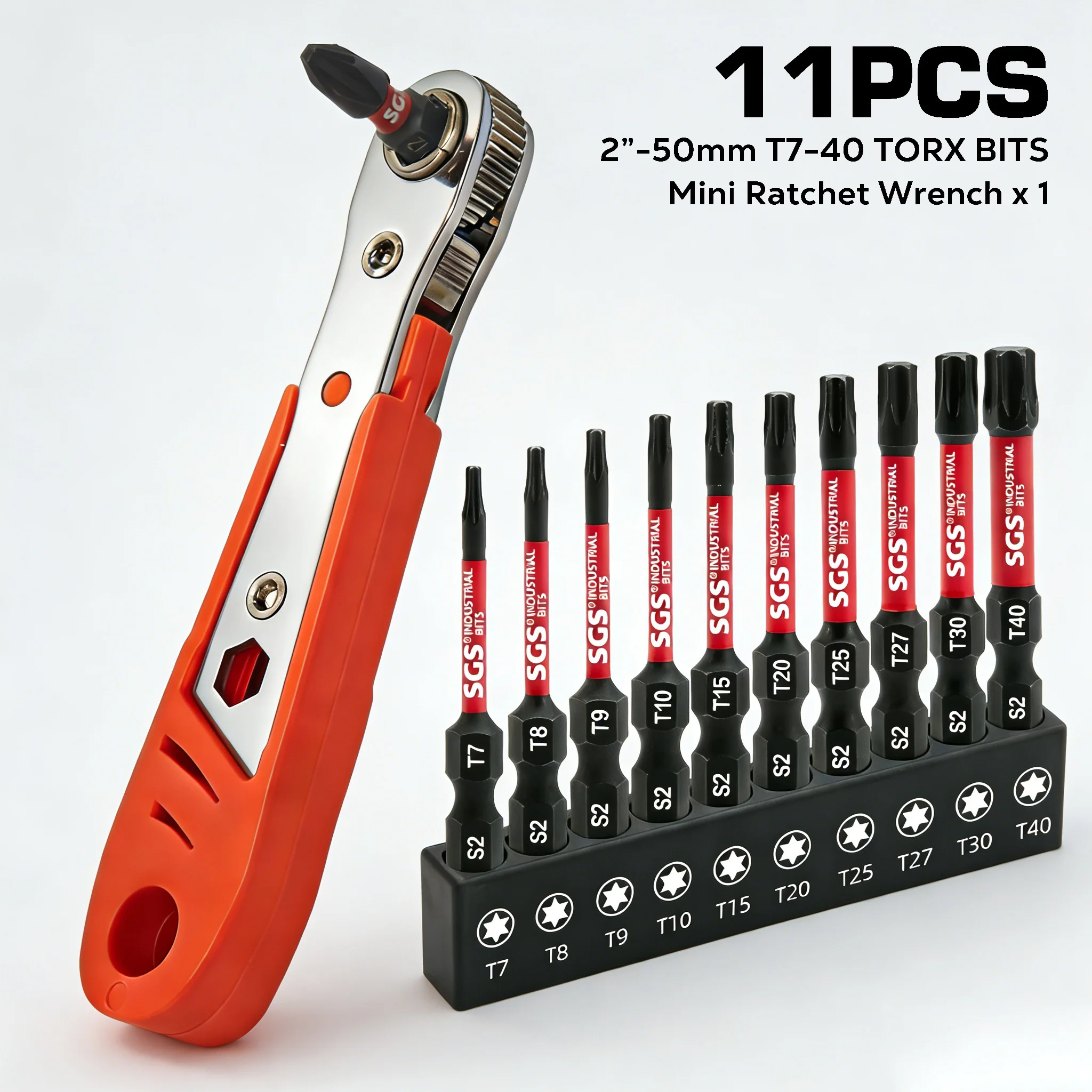 

Мини-ключ с храповым механизмом, 11 предметов, ударопрочный набор отверток, высокая твердость и сильный крутящий момент, портативный для самостоятельного обслуживания дома и автомобиля