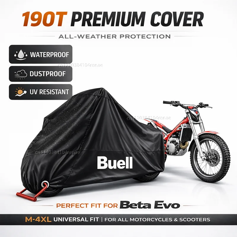 

For Buell 1125R 1125CR XB12R XB12Ss XB12Scg Ulysses XB12XT XB9 Motorcycle Cover Waterproof Dustproof UV Protection All Season