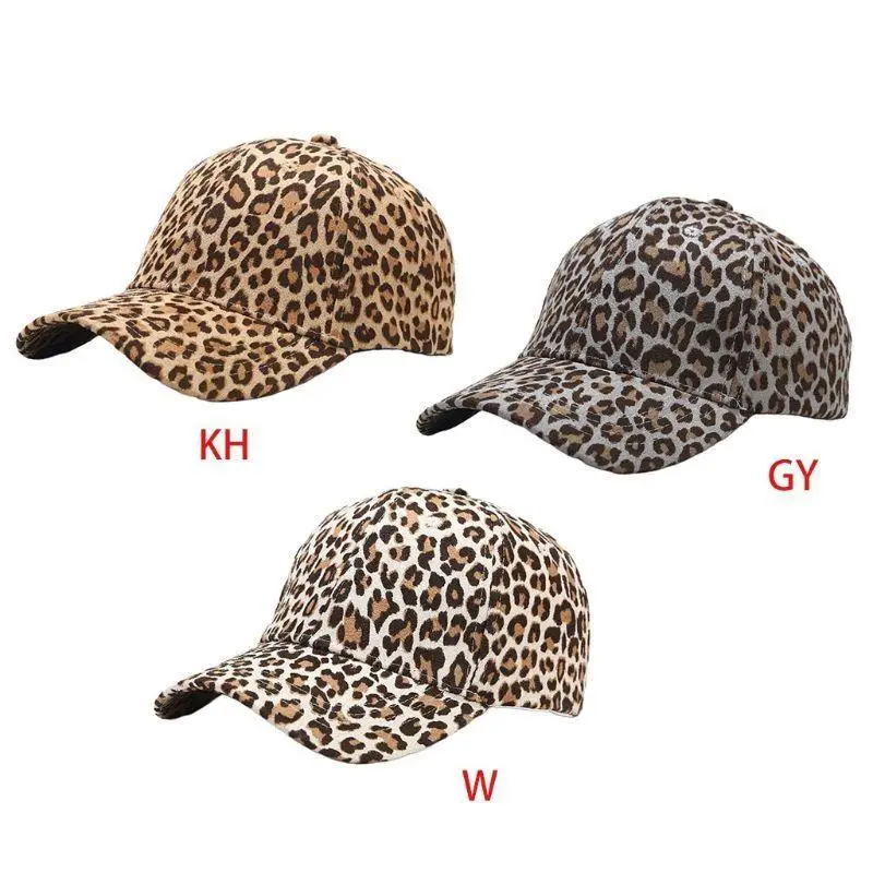 R1WE للجنسين الصيف خمر ليوبارد طباعة القطن قبعة بيسبول Harajuku الهيب هوب الرياضة في الهواء الطلق واقية من الشمس قابل للتعديل ل #2