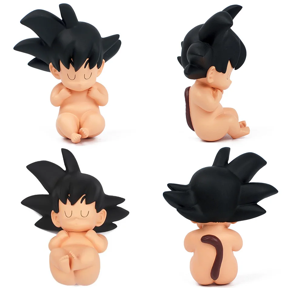 Dragon Ball Z Figure Sleeping Son Goku PVC Action Figures Collection Model Car Decoration Toys for Children Gifts