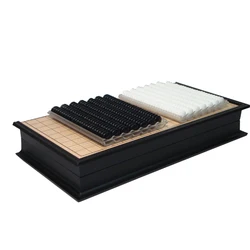 Go Game BSTFAMLY Go Chess 19 Road 361 Pcs/Set Chinese Old Game of Go Weiqi International Checkers Folding Table Toy Gifts LB03