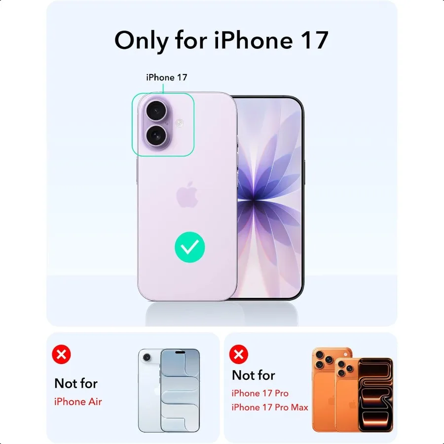 حافظة لهاتف آيفون 17 7X غطاء أحمر ممتص للصدمات من الدرجة العسكرية مع زر التحكم في الكاميرا MagSafe Accories Compat