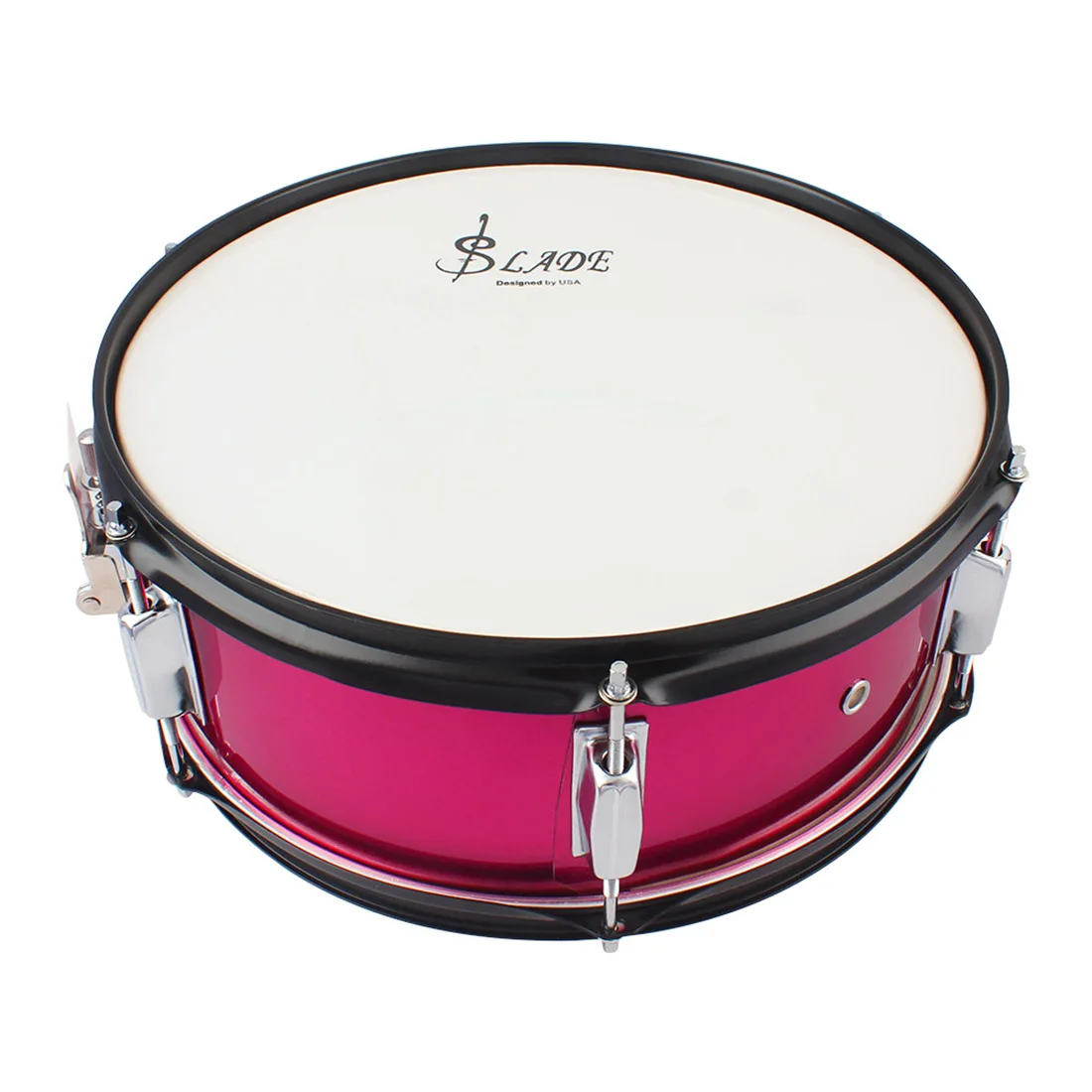 SLADE 14-inch Snare Drum Portable Ceremonial Snare Drum with Shoulder Strap Professional Percussion Instruments and Accessories