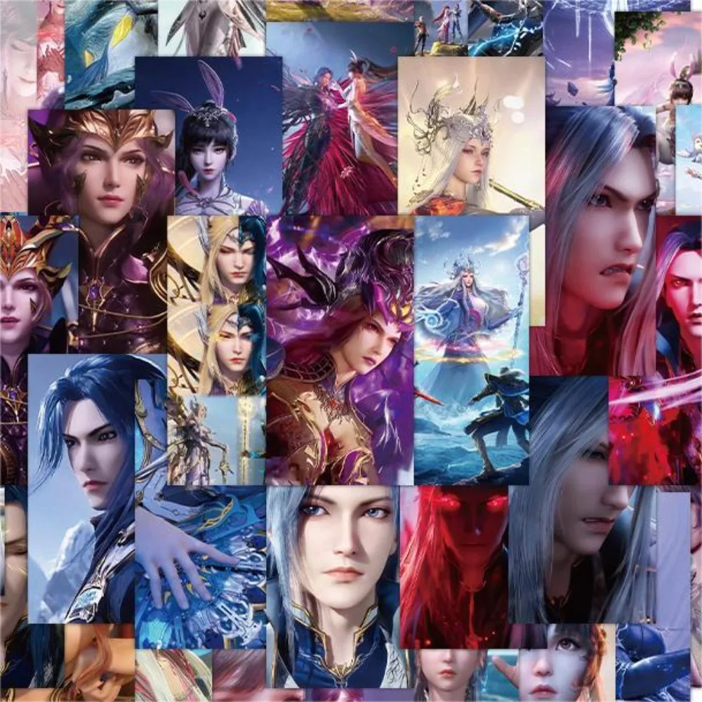 

60Pcs soulland tangsan xiaowu anime sticker high definition character peripheral sticker DIY mobile phone case decoration