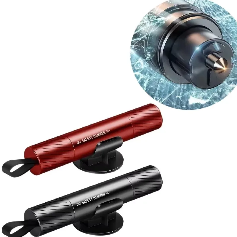 2026 New 2-in-1 Mini Car Safety Hammer Car Glass Window Breaker Escape And Rescue Tool With Seat Belt Cutting Tool Car Parts - view 6
