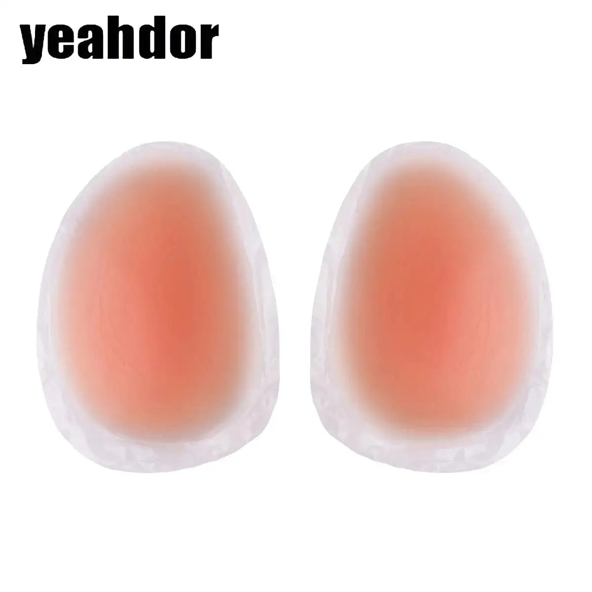 

1 Pair Buttocks Enhancers Inserts Comfortable Removable Silicone Fake Butt Pads Women Push Up Paded for Briefs Panties Pad