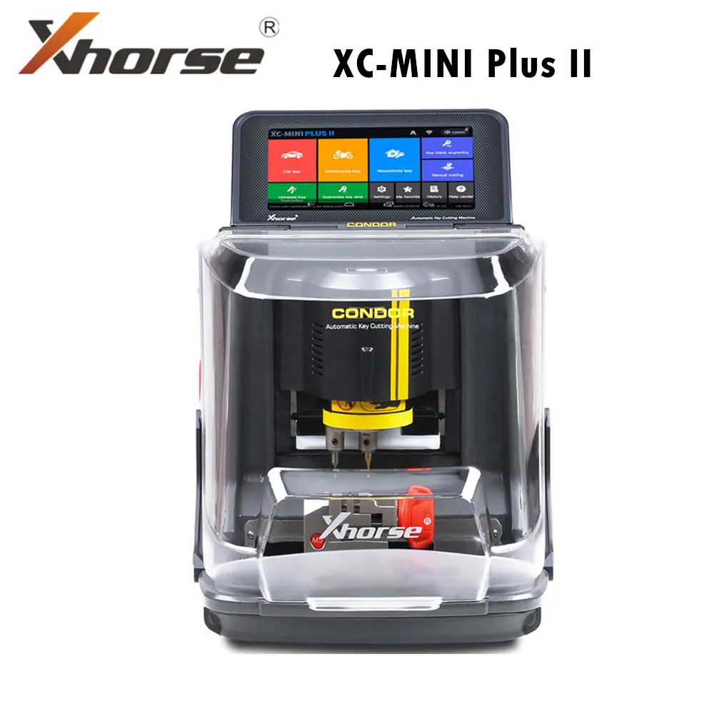 

Xhorse Condor XC-MINI Plus II Ключевая машина с зажимами M3 и M5 Поддержка автомобильных мотоциклов Бытовые ключи