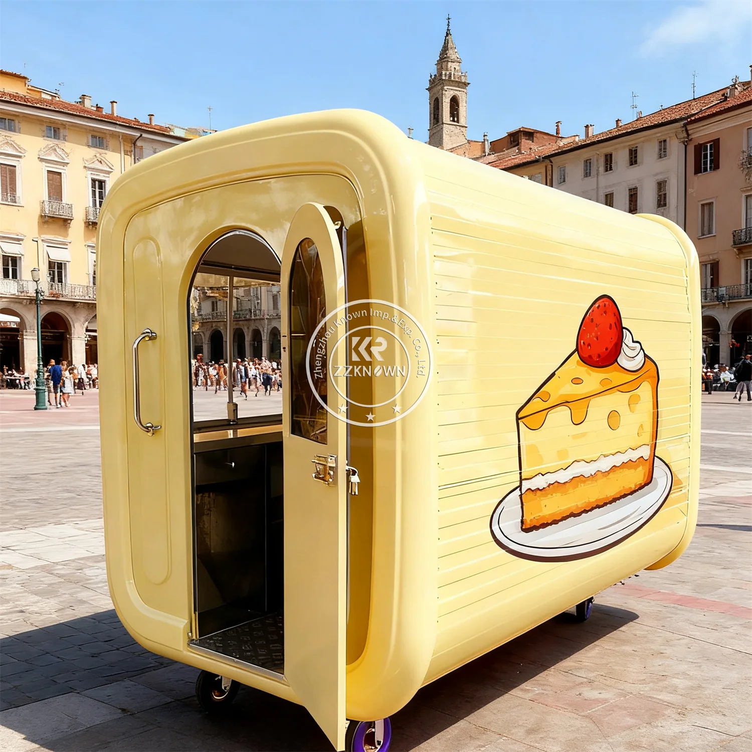 

Custom Concession Food Trailer Fully Equipped Mobile Bar Coffee Cart BBQ Pizza Ice Cream Truck Catering Trailer