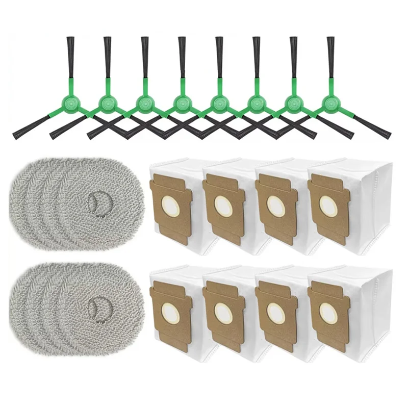 

CKFAM-Fit For Irobot Roomba Plus 405 Combo/505 Combo Spare Parts Accessories Side Brush Mop Cloth Dust Bag