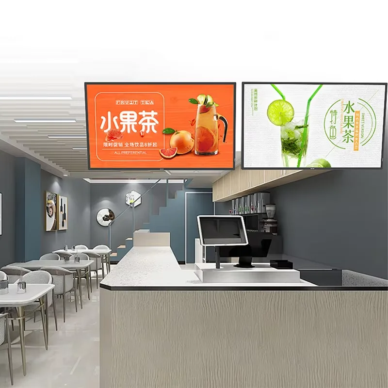 

43-дюймовый внутренний плоский экран с сенсорным экраном, ЖК-интерактивная рекламная машина, настенный видеонастенный цифровой цифровой плакат