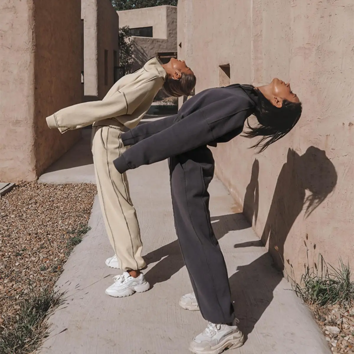 Faionable Spor-Conjunto de sudadera informal para mujer, conjunto de dos piezas, pantalones de ocio cómodos, otoño e invierno, novedad