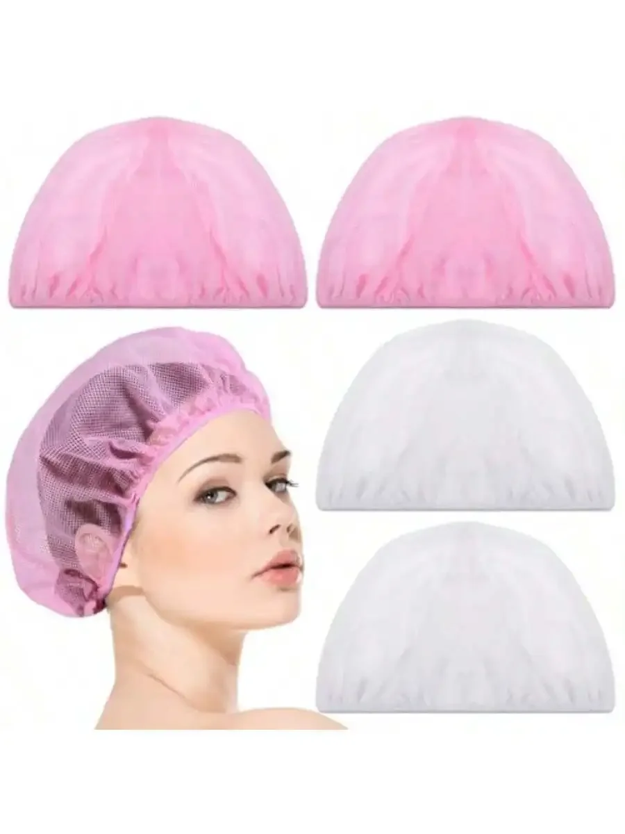 

4 Pcs Nylon Net Plopping Cap For Curly Hair Drying With Drawstring Reusable Hair Dryer Bonnet
