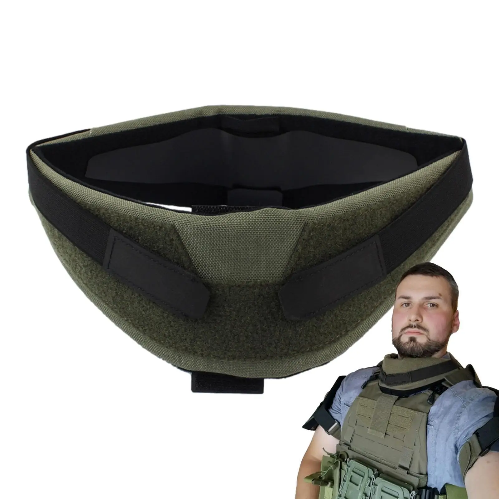 Tactical Neck Protector, Airsoft Vest Thickened Universal Neck Protection, Hunting Shooting Collar Neck Protection Pad