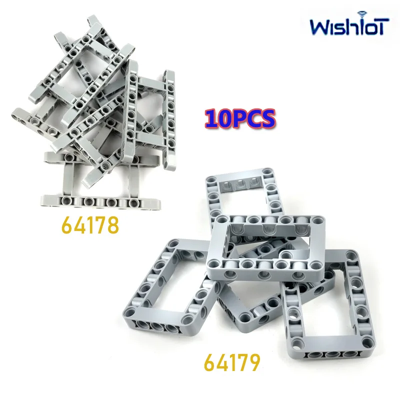 

64178 Hole Beam Technology Building Blocks Parts 5X7/5x11 Perforated Beam Frame 64179 MOC Bricks Toys Replacement Accessories