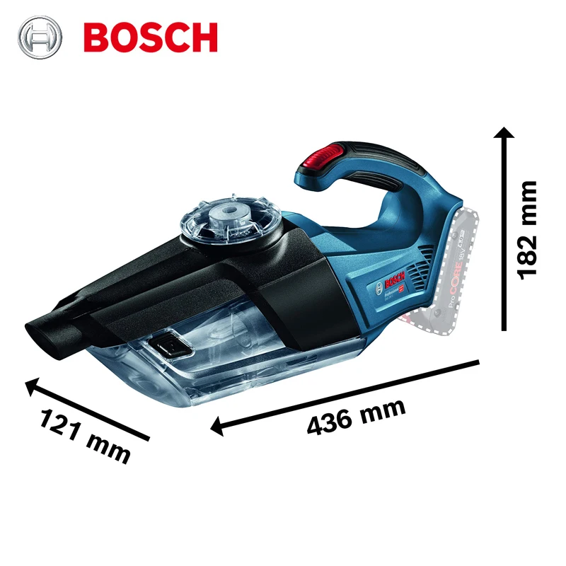 Bosch GAS18V-1 Compact Handheld 18V Dry Vacuum Cleaner Cordless Office Computer Dust Removal Cleaning Performance Redefined