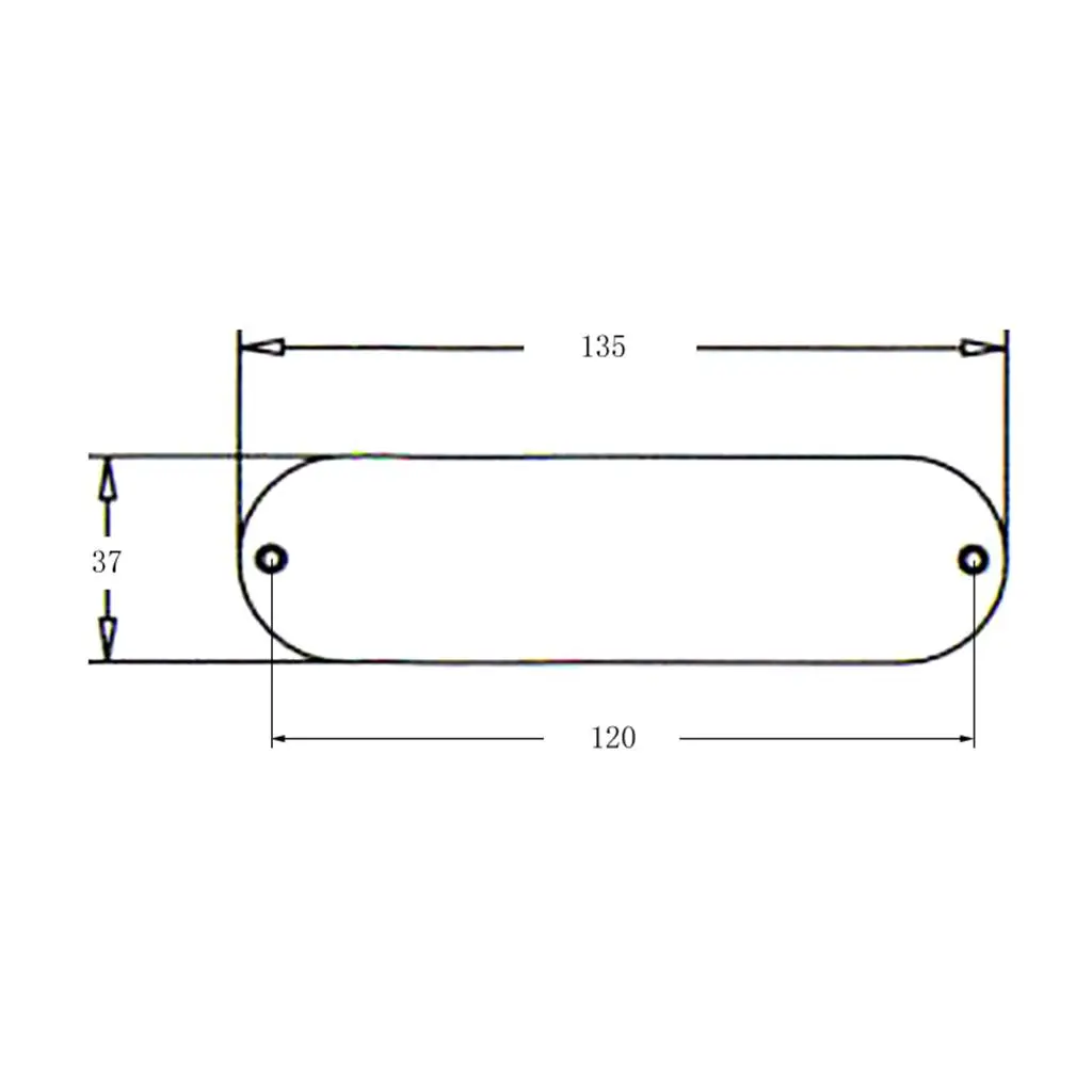 1x Electric Guitar Accessory Back Plate Cavity Switch Cover Back Cover Black