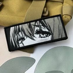 Parche táctico velcro ojos anime – Insignia moral tirador japonés