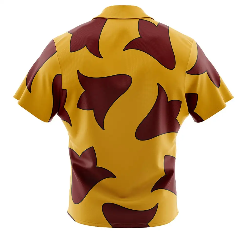 ليلو فستان نمط ليلو وستيتش زر UpHawaiian ShirtFashion الاتجاه تنفس فضفاض تنوعا عارضة الرياضة الصيف الرجال #4