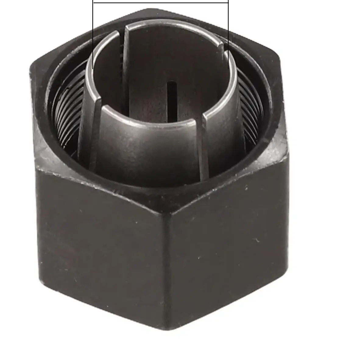 12mm 12.7mm Router Collet Metal Black Replacement Collet Fit Electric Router Compatible For DW621 DW616 DW618 1617 1618 Series