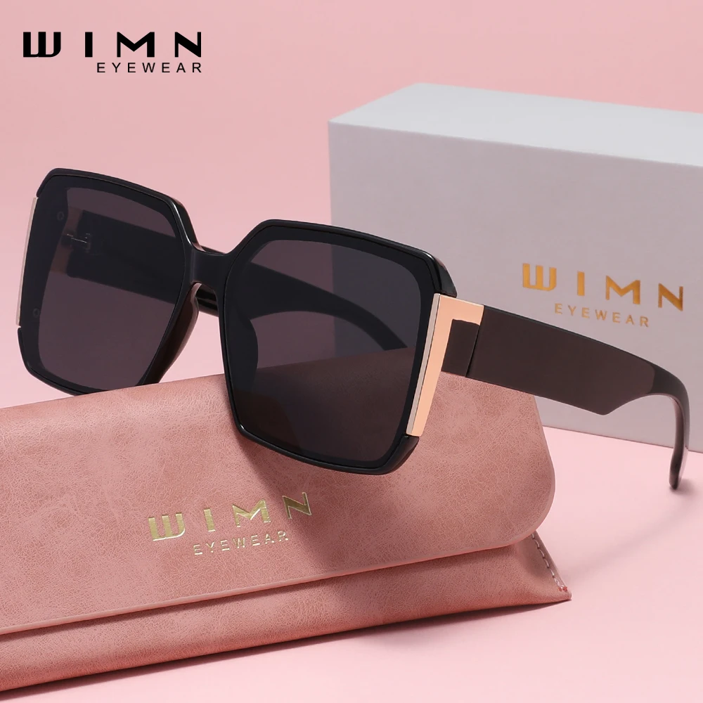 

WIMN 2025 Oversized Square Sunglasses UV400 Shades Glasses For Ladies Summer Vacation Fashion Eyewear