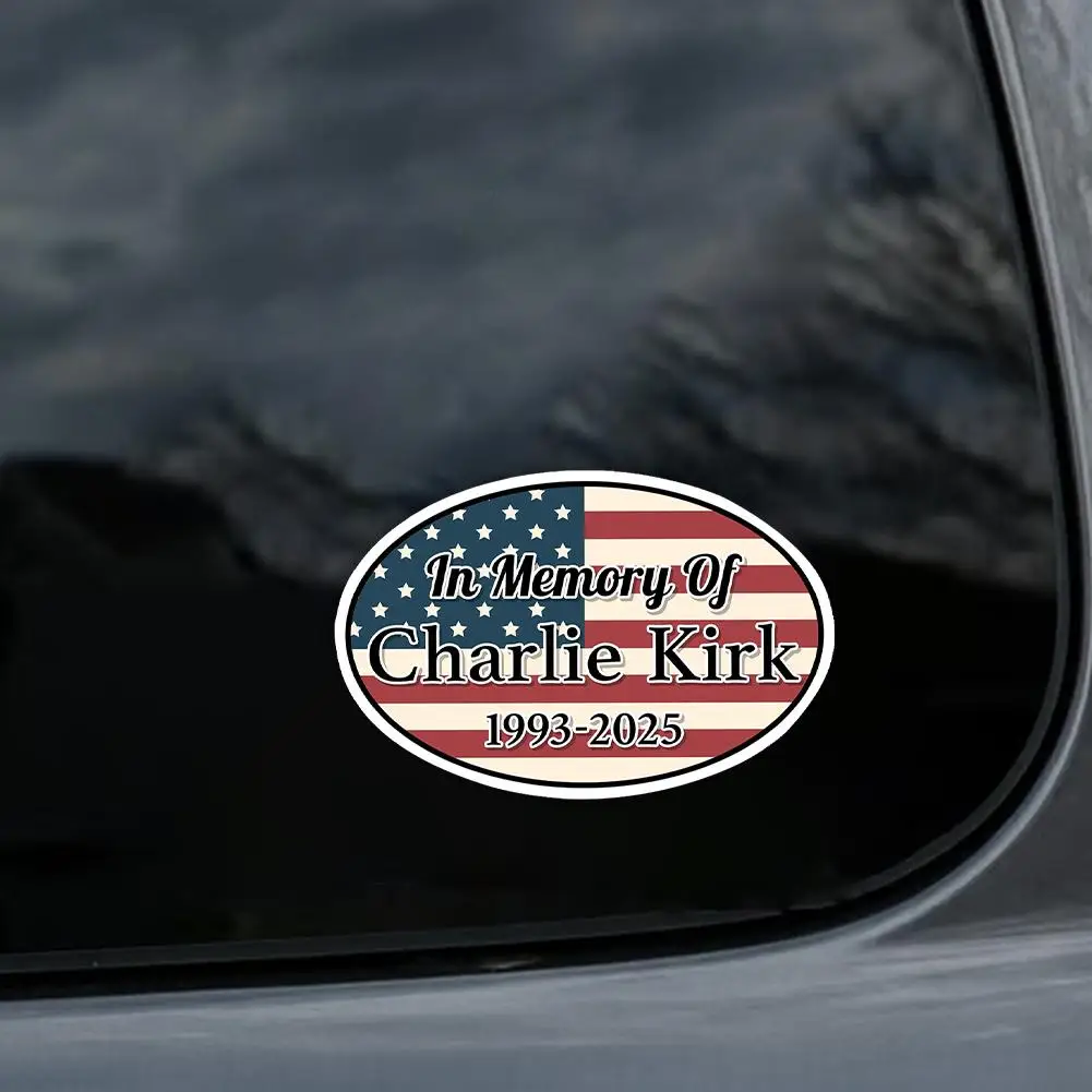 1/5/8 قطعة ملصقات تذكارية تشارلي كيرك الديكور الصلاة ملصق الحرة أمريكا باتريوت ملصقات ديكور المنزل