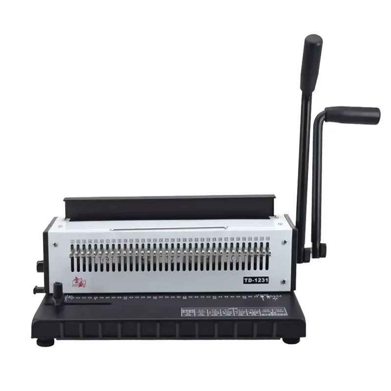 Manual Day Calendar Punching Binding Machine Square Calendar Double Wire O Coil Book Perfect Binding Machine