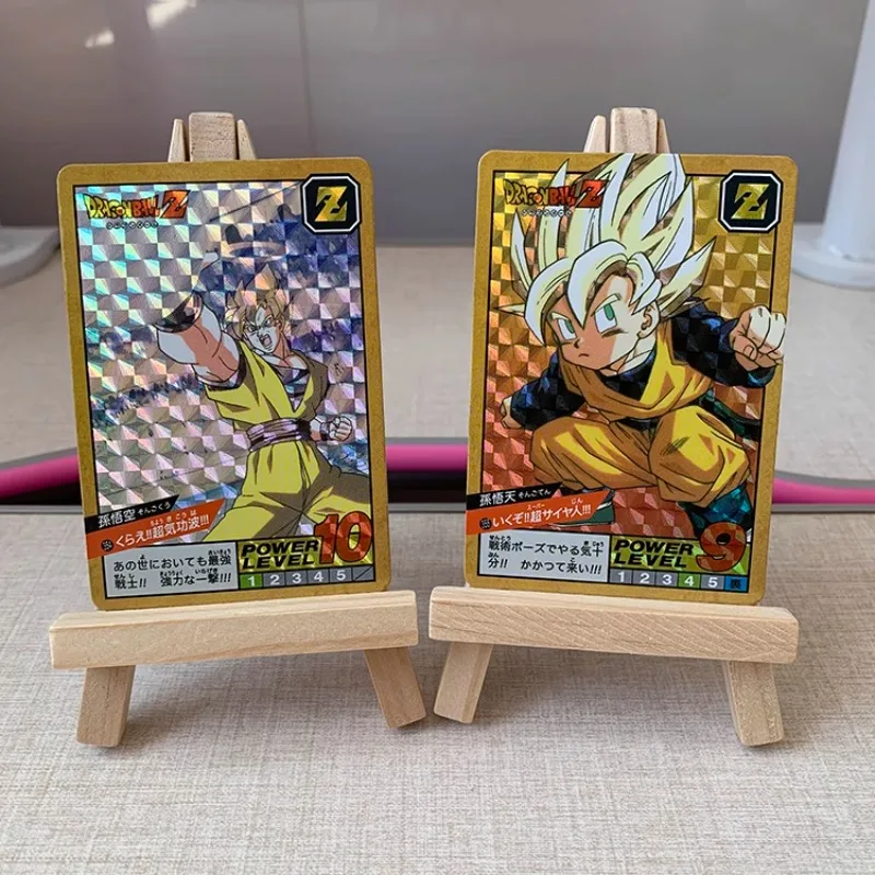 Fai da te Dragon Ball la 9th Bullet riproduzione Flash Card reticolo rifrazione Anime periferiche Game Collection Card regalo di festa