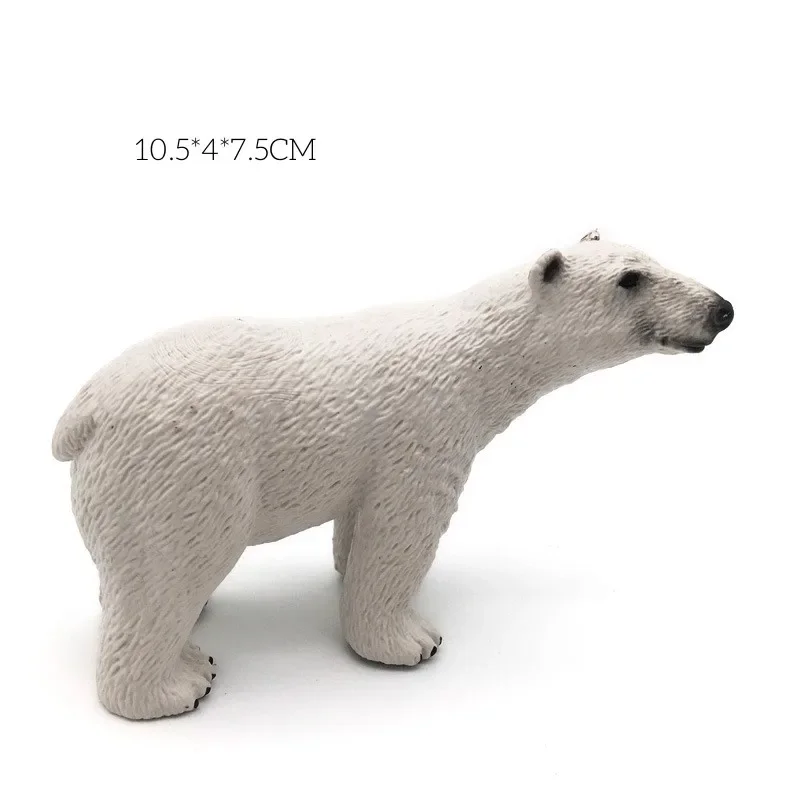 

Polar Bear Family PVC Animals Ornaments Children's Toys Scene Layout Accessories Home Decorative Figurines Amateur Collection