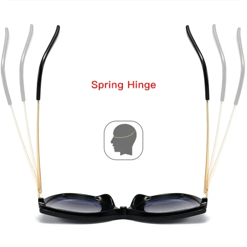 KIZN موضة عين القط المغناطيسي كليب على نظارات للقراءة المرأة الاستقطاب القيادة النظارات الشمسية وصفة طبية قصر النظر نظارات 95658