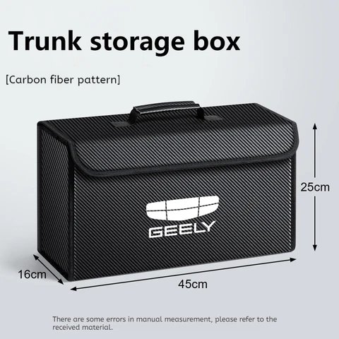 Для GEELY coolray Starray emgrand emgrand tugella, ящик для хранения багажника автомобиля, органайзер, складная сумка для хранения и уборки, автомобильные аксессуары