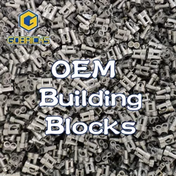 Gobricks OEM Bricks Parts Customizable MOC Building Blocks Any Model Movies Game Classic Work Prototype Presentation Toys Sets