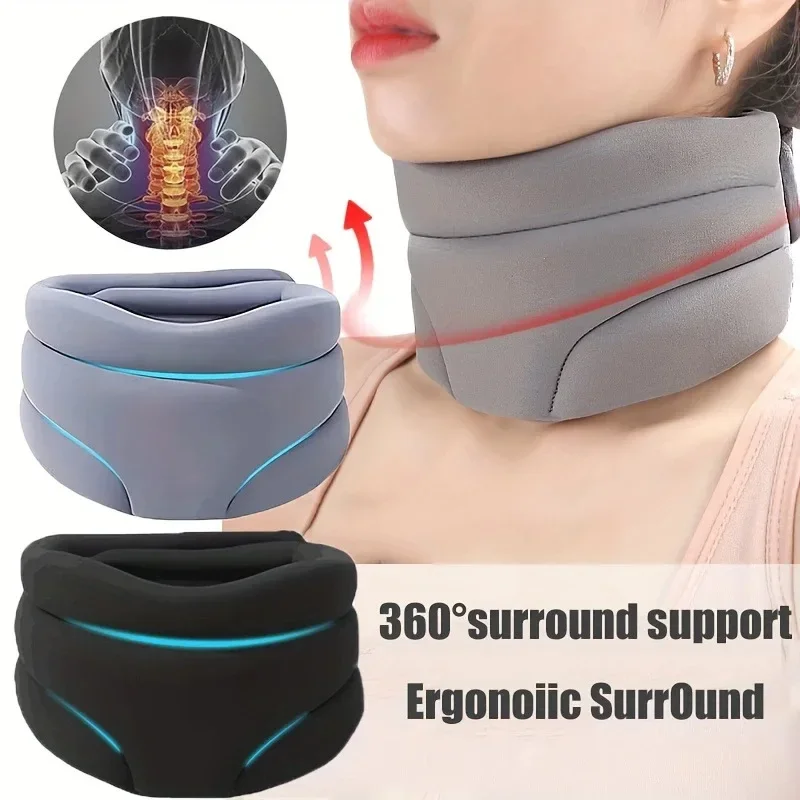 Adjustable Neck Support Cervical Brace for Home School Office Travel Protection Neck Spine Brace Nap Health Relieve Cervical