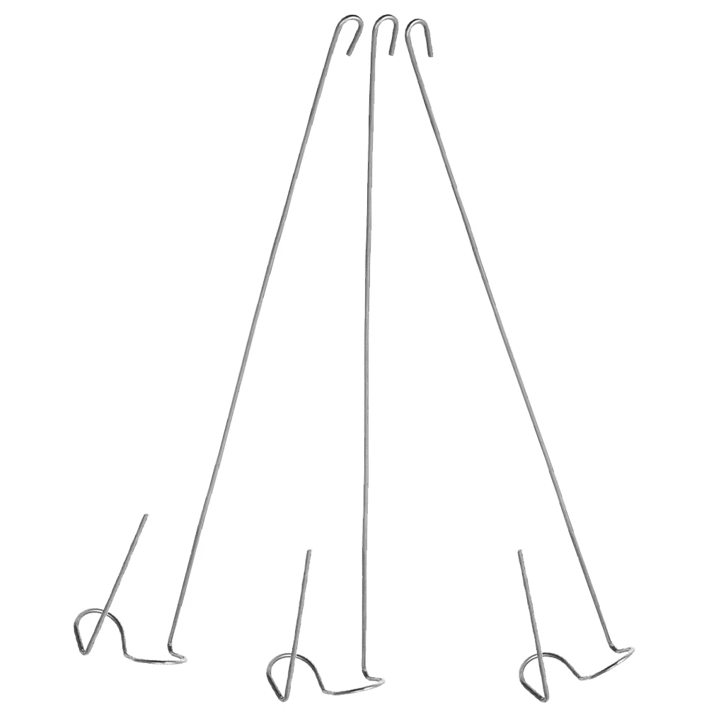 

3pcs Air Plant Hangers Heavy Duty Wire Frame Stainless Steel Balcony Desk Hotel Decor Tillandsia Hooks Plant