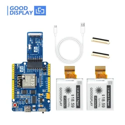 1.54 Inch E Ink Display 200x200 Small ESL Epaper Screen ESP32 Module, 2pcs GDEY0154D67 with ESP32 Demo Kit