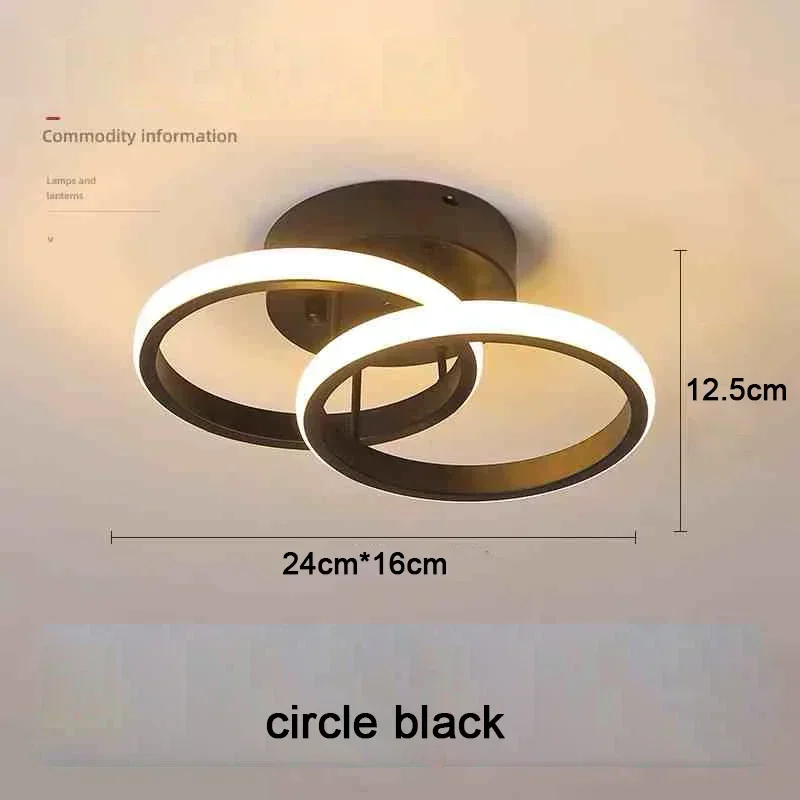 Moderne LED-plafondverlichting Ganglicht Huisverlichting Led Opbouw voor Slaapkamer Woonkamer Ganglicht 3-kleuren
