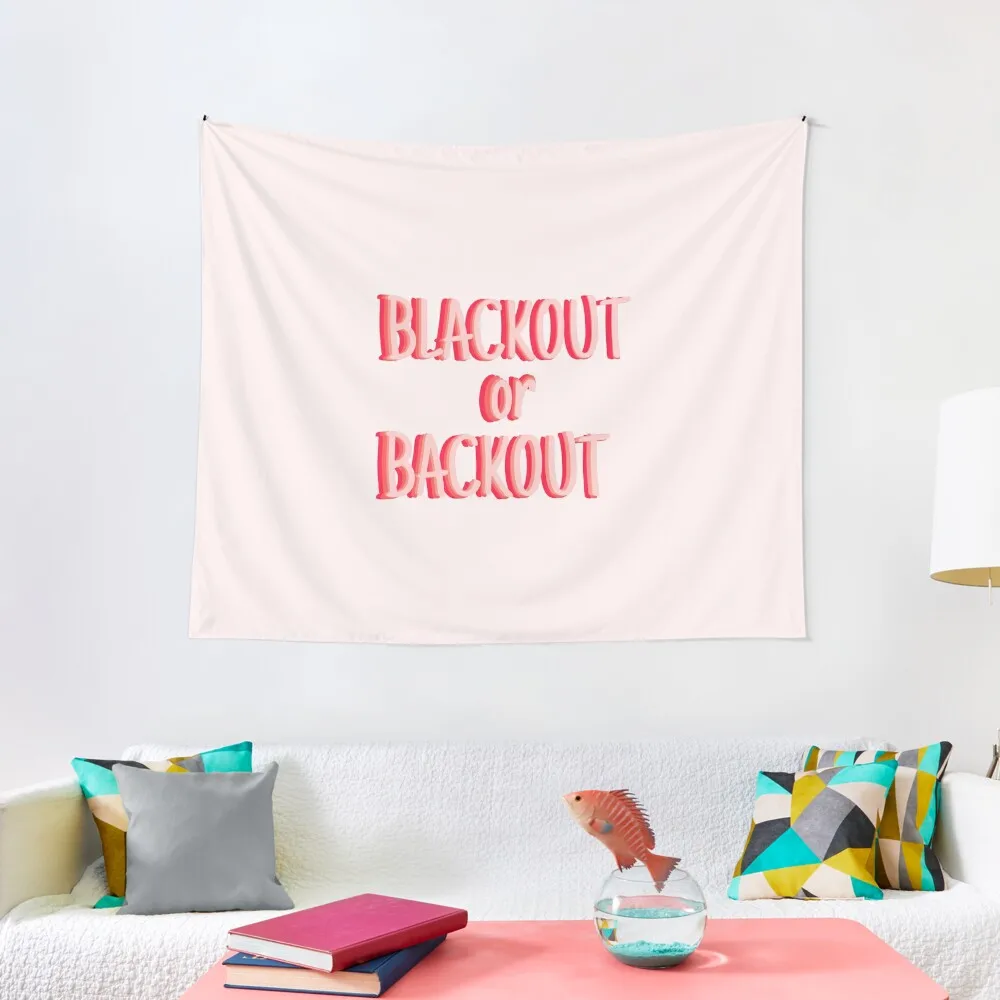 

Blackout or Backout Tapestry Room Decorator Room Design Wall Hanging Decor Tapestry