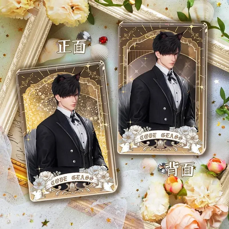 Anime Love and Deepspace Sylus Rafayel Zayne Xavier Cosplay Acrylic Quicksand Mahjong Cartoon Drift Sand Standing Figure Adorn