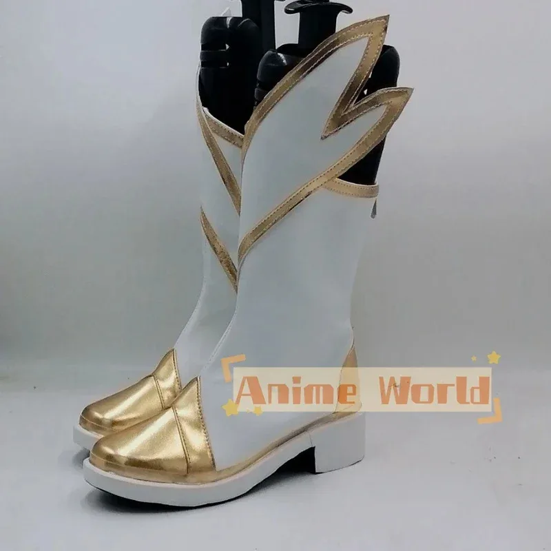 

Zizi 2025 Wild Rift Star Guardian Seraphine Обувь Косплей Хэллоуин Карнавальные сапоги на заказ