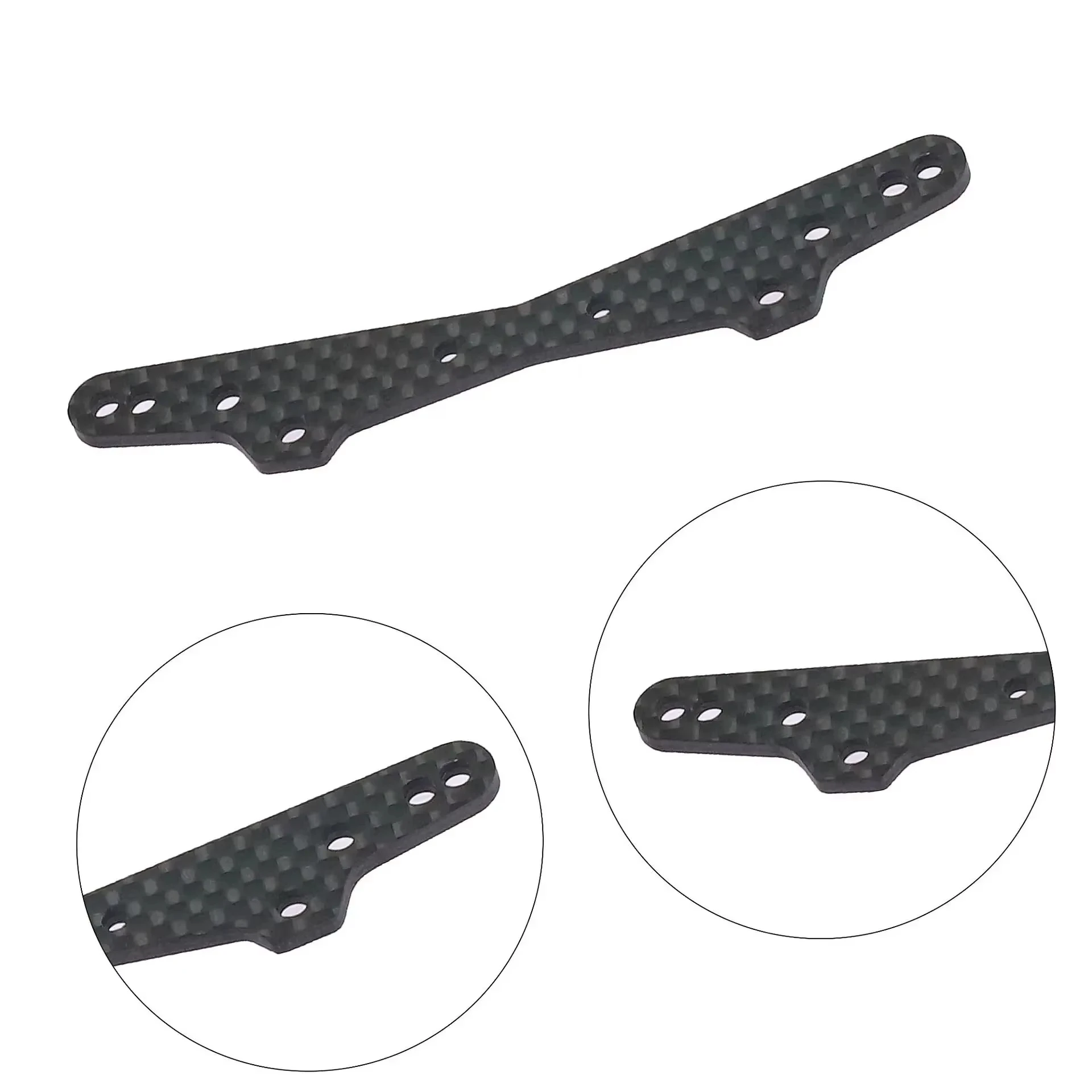 Carbon Fiber Front Rear Shock Tower Damper Stay Mount for Tamiya Fighter NXGEN DT04 58741 1/10 RC Car Upgrade Parts Hop-Ups