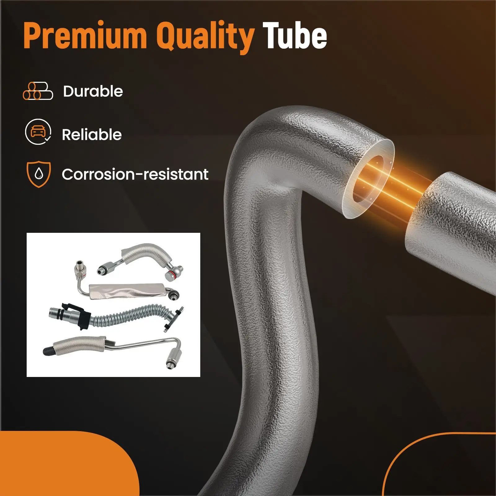 Turbo Oil Return Feed Pipes for Opel Mokka Cascada Meriva 1.4Turbo A14NET B14NET Turbo Oil Feed & Return Line Kit