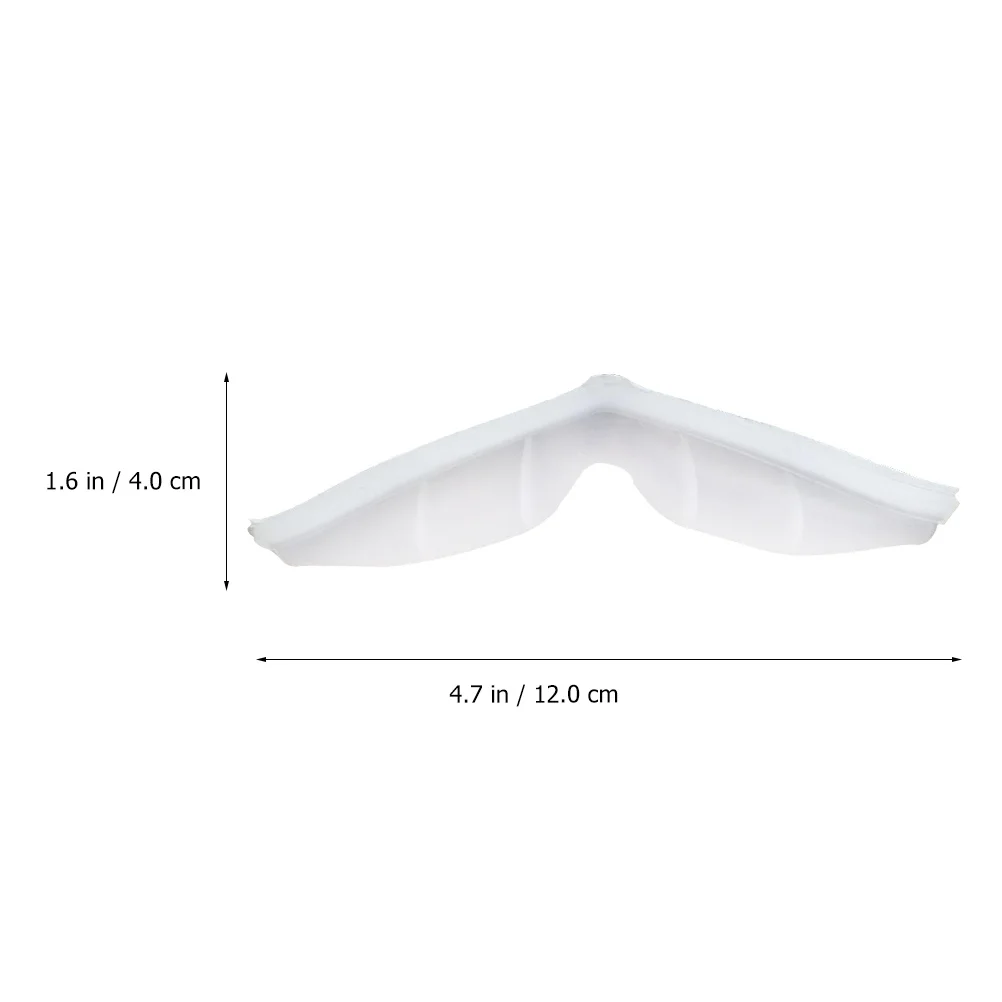 4Pcs Silicone Mist Preventer for Eyeglasses Anti Fog Glasses Device Internal Mask Bracket Foggy Lens Solution Portable Reusable