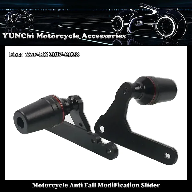 

Motorcycle Falling Protection Frame Slider Fairing Guard Crash Protector For YAMAHA YZFR6 YZF-R6 2017-2023