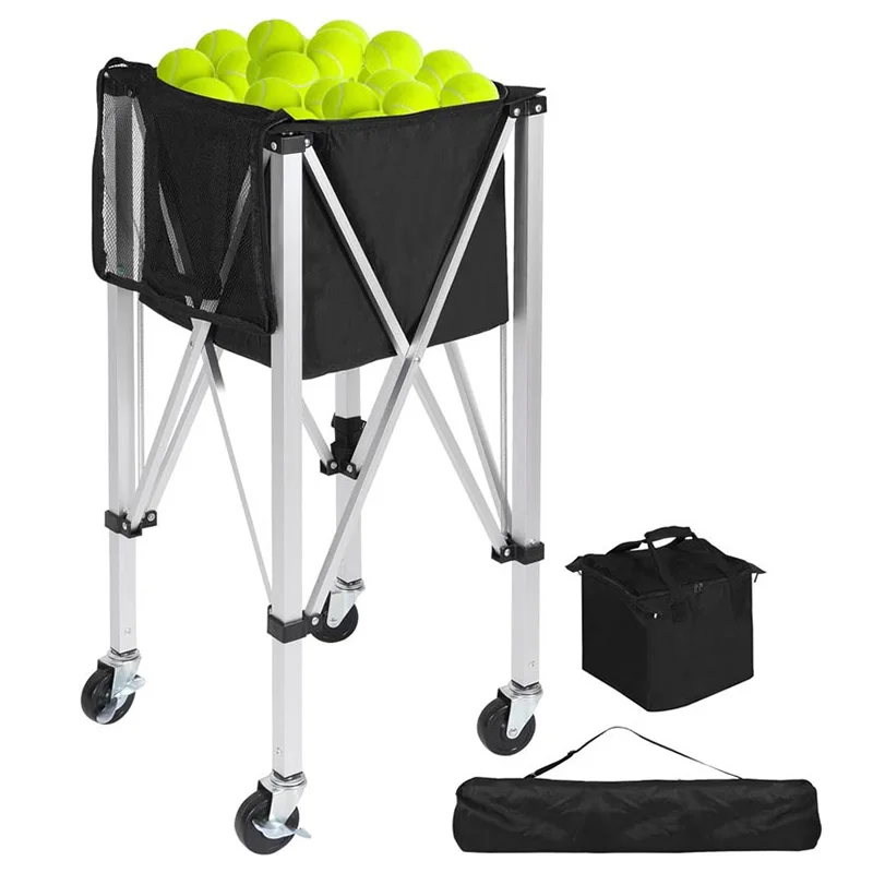 Wholesale Tennis Ball Hopper, PortablePickleball Ball Hopper With Wheels For Baseball Softball Pickleball Training